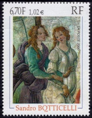 2000 - France 3301 - S�rie artistique. Sandro Botticelli (1445-1510)