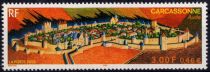 2000 - France 3302 - Série touristique. La cité de Carcassonne (Aude)