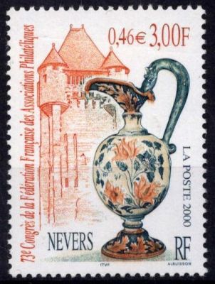 2000 - France 3329 - 73e Congr�s de la F�d�ration Fran�aise des Associations Philat�liques, � Nevers