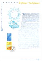 2000 - France 3330 - Timbre \ Bonnes vacances\  (Document Philatélique)