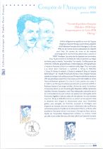 2000 - France 3331 - Cinquantenaire de la conquête de l\'Annapurna (Document Philatélique)
