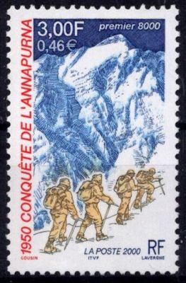 2000 - France 3331 - Cinquantenaire de la conqu�te de l\'Annapurna