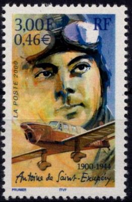 2000 - France 3337 - Centenaire de la naissance d\'Antoine de Saint-Exup�ry (1900-1944)