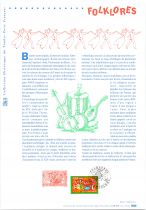 2000 - France 3339 - Folklores (Document Philatélique)