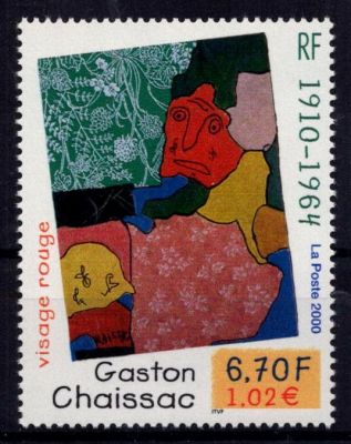 2000 - France 3350 - S�rie artistique. Gaston Chaissac (1910-1964)