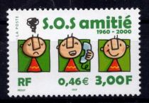 2000 - France 3356 - 40e anniversaire de S.O.S. amitié