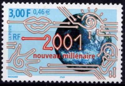 2000 - France 3357 - 2001 nouveau mill�naire