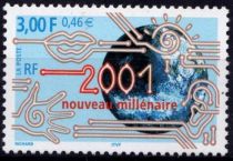 2000 - France 3357 - 2001 nouveau millénaire