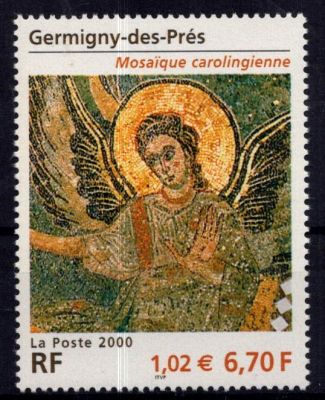 2000 - France 3358 - S�rie artistique. Mosa�que (9e si�cle) de Germigny-des-Pr�s (Loiret)