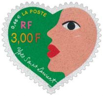 2000 - France Adhésifs 27_28 (3297_3298) Saint Valentin Yves Saint Laurent