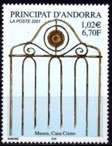 2001 - Andorre Fran&ccedil;ais Timbre n&deg; 541 - Mus&eacute;e Casa Cristo