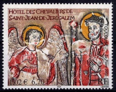 2001 - France 3385 - S�rie artistique - H�tel des Chevaliers de Saint-Jean-de-J�rusalem � Toulouse