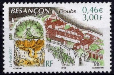 2001 - France 3387 - S�rie touristique - Besan�on, Doubs