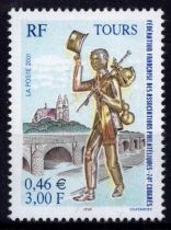 2001 - France 3397 - 74e Congrès de la Fédération Française des Associations Philatéliques à Tours