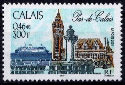 2001 - France 3401 - S�rie touristique - Calais, Pas-de-Calais