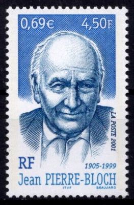 2001 - France 3434 - Hommage � Jean Pierre-Bloch (1905-1999)