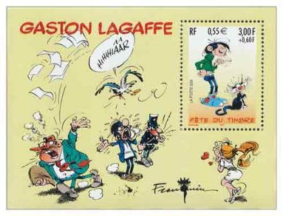 2001 - France BF_34 F�te du timbre - Gaston Lagaffe
