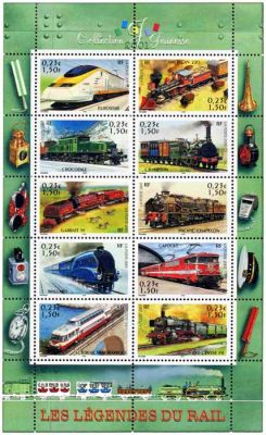 2001 - France BF_38 \ Collection jeunesse\  - Les l�gendes du rail