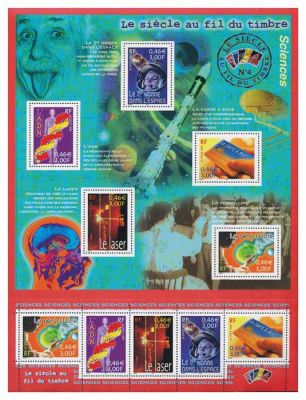 2001 - France BF_39 Le si�cle au fil du timbre - Sciences (IV)
