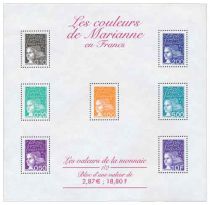 2001 - France BF_41 Les couleurs de Marianne en Francs (1)