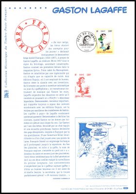 2001 - France n� 3370 - F�te du timbre - Gaston Lagaff