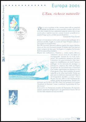 2001 - France n� 3388 - Europa - L\'eau