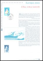 2001 - France n&deg; 3388 - Europa - L\'eau