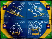 2002 - Br&eacute;sil n&deg; 2750/2753 - Jeux Olympiques d\'hiver - 2002 Salt Lake City