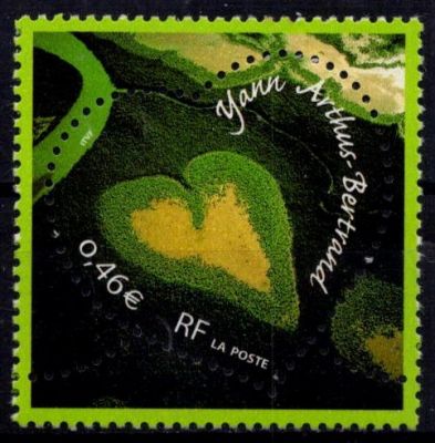 2002 - France 3459 - Saint-Valentin - Coeur du photographe Yann Arthus-Bertrand