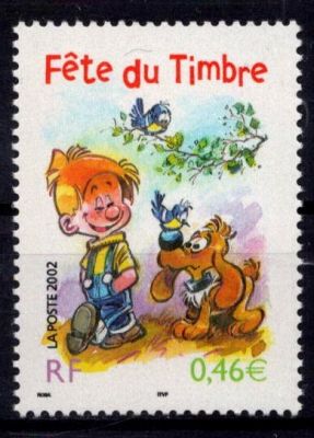 2002 - France 3467 - F�te du timbre - Boule et Bill 0,46 �