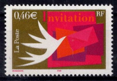 2002 - France 3479 - Timbre pour invitations