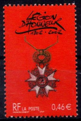 2002 - France 3490 - Bicentenaire de la L�gion d\'honneur