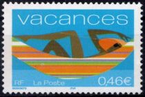 2002 - France 3494 - Timbre pour vacances (Adhésif émis en carnet)