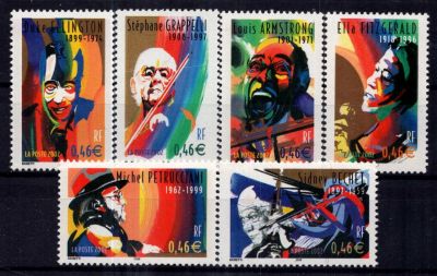 2002 - France 3500/3505 - Personnages c�l�bres - Grands interpr�tes de jazz