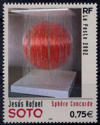 2002 - France 3534 - S�rie artistique - Jesus Rafael Soto