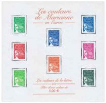 2002 - France BF_45 Les couleurs de Marianne en Euros (2)