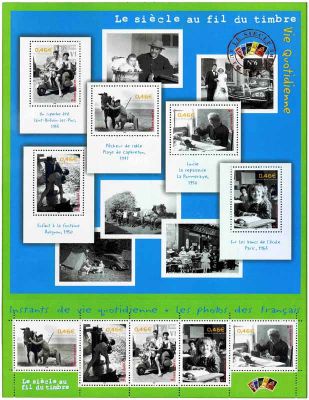 2002 - France BF_52 Le si�cle au fil du timbre - Vie quotidienne (VI)