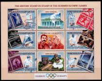 2002 - Kirghizistan Timbres n&deg; 189/212 - Jeux Olympiques d\'&eacute;t&eacute; - R&eacute;trospective