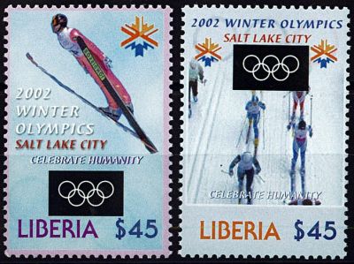 2002 - Lib�ria n� 3925/3926 - Sports - JO hiver - 2002 Salt Lake City