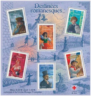 2003 - France BF_60 Personnages de la litt�rature fran�aise - Destin�es romanesques