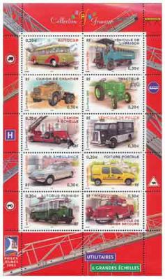 2003 - France BF_63 \ Collection jeunesse\  - V�hicules utilitaires