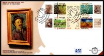 2003 - Pays-Bas 2 FDC n&deg; 1997/2006 - 150&egrave; anniversaire de la naissance du peintre Vincent Van Gogh