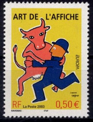 2003 - Timbre de France n�3556 - Europa, l\'Art de l\'affiche