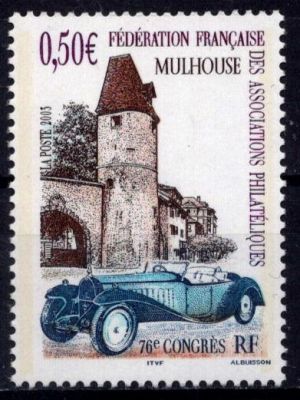 2003 - Timbre de France n�3576 - 76e Congr�s de la F�d�ration Fran�aise des Associations Philat�liques, � Mulhouse