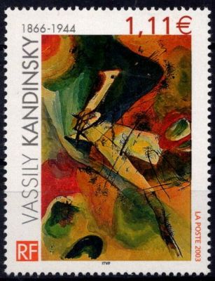2003 - Timbre de France n3585 - Srie artistique - Wassily Kandinsky (1866-1944)