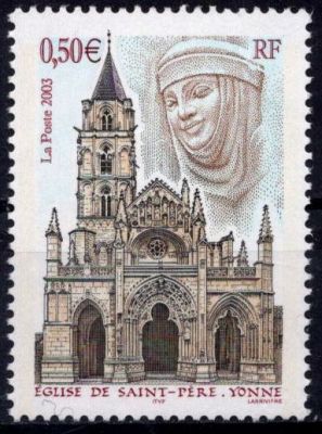 2003 - Timbre de France n�3586 - Eglise de Saint-P�re - Yonne
