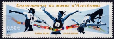 2003 - Timbre de France n�3587 - Championnats du monde d\'Athl�tisme Paris 2003 Saint-Denis