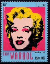 2003 - Timbre de France n°3628 - Série artistique - Andy Warhol (1928-1987)