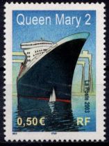 2003 - Timbre de France n°3631 - Paquebot -  Le \ Queen Mary 2\ 