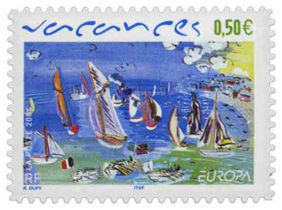 2004 - France Adh�sif 42 (3672) Europa \ Les vacances\ 